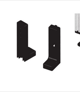 L型地腳角件3D模型 L型地腳角件3D模型